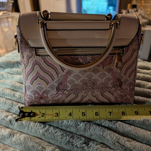 Cream and Pink Satchel Bag - Picture 2 of 10